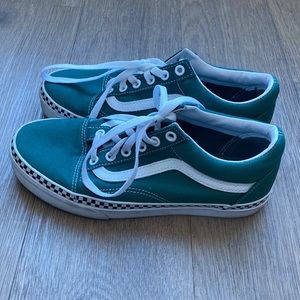 Teal vans